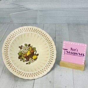 MCM Metlox Poppytrail Vernon Ware FRUIT BASKET Brown Speckle 9" Serving Bowl